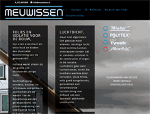 Tablet Screenshot of meuwissen.nl